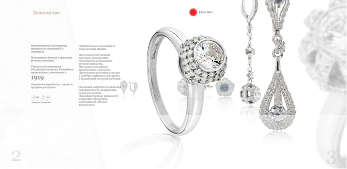 Разработка ювелирного бренда и концепции, дизайн фирменной сувенирной продукции